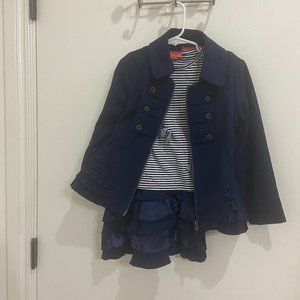 Kate Mack, Size 5, Navy 3 piece outfit